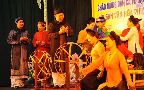 Công tác tuyên truyền Dân ca Ví, Giặm xứ Nghệ