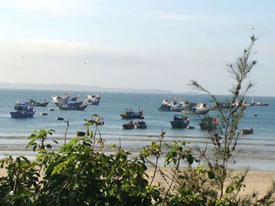 Tại Cửa biển Quảng Ngãi