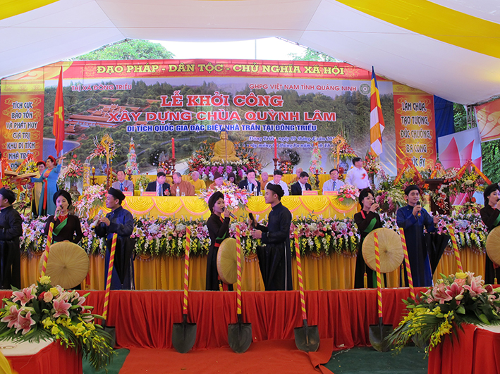 Khởi công trùng tu, tôn tạo chùa Quỳnh Lâm, Quảng Ninh