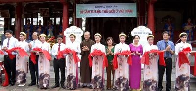 Thừa Thiên Huế: Triển lãm “Di sản Tư liệu Thế giới ở Việt Nam”