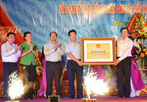 Thái Nguyên: Đón nhận Bằng xếp hạng Di tích lịch sử quốc gia tại xã Phú Xuyên, huyện Đại Từ