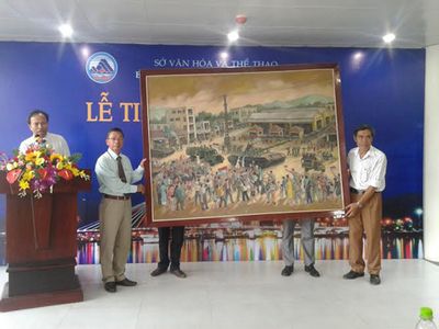Bảo tàng Mỹ thuật Đà Nẵng tiếp nhận hơn 20 tác phẩm mỹ thuật - điêu khắc