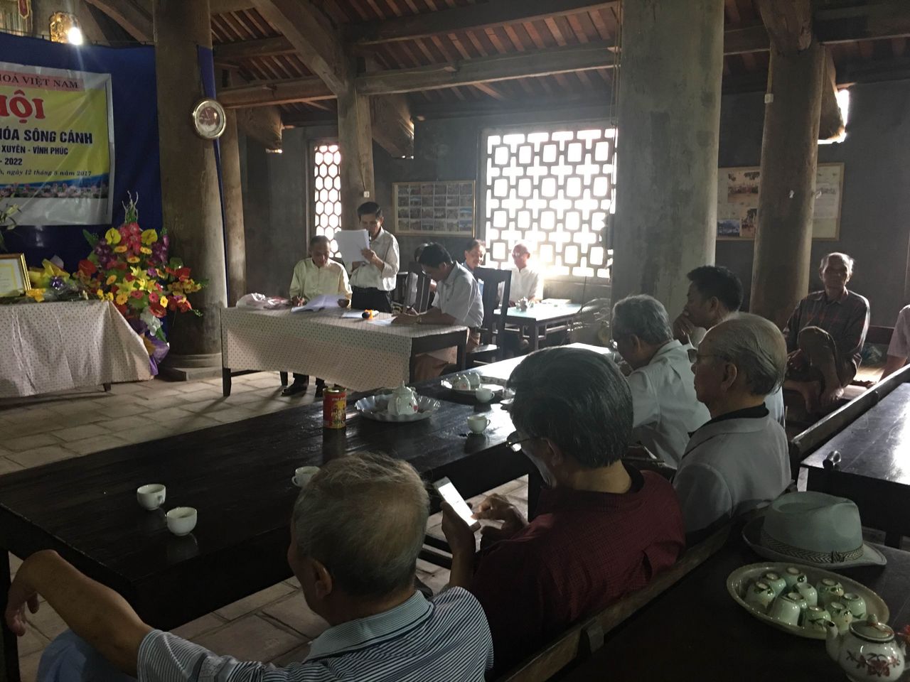Đại hội nhiệm kỳ 2017-2022 Chi hội DSVH Sông Cánh, Hương Canh