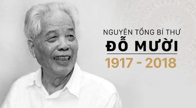 Thông báo về Lễ viếng, lễ truy điệu và lễ an táng nguyên Tổng Bí thư Đỗ Mười