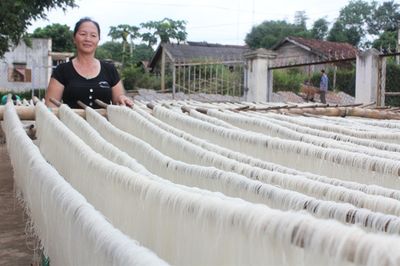 Làng nghề miến dong Lại Trạch