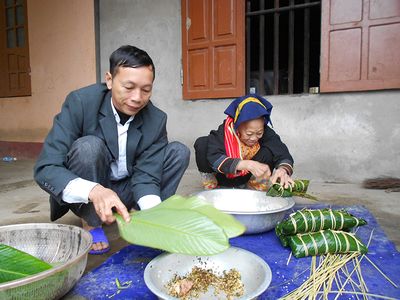 Tục đón Tết của đồng bào Dao Thanh Phán