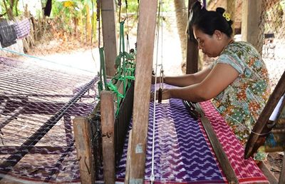 Nghề dệt của người Chăm ở Phũm Soài