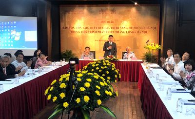 Bảo tồn, phát huy giá trị di sản khu Phố cổ Hà Nội