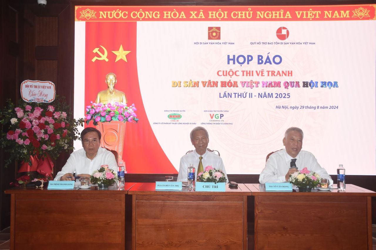 Hội Di sản Văn hóa Việt Nam phát động Cuộc thi vẽ tranh “Di sản văn hóa Việt Nam qua hội họa” lần thứ II-2025
