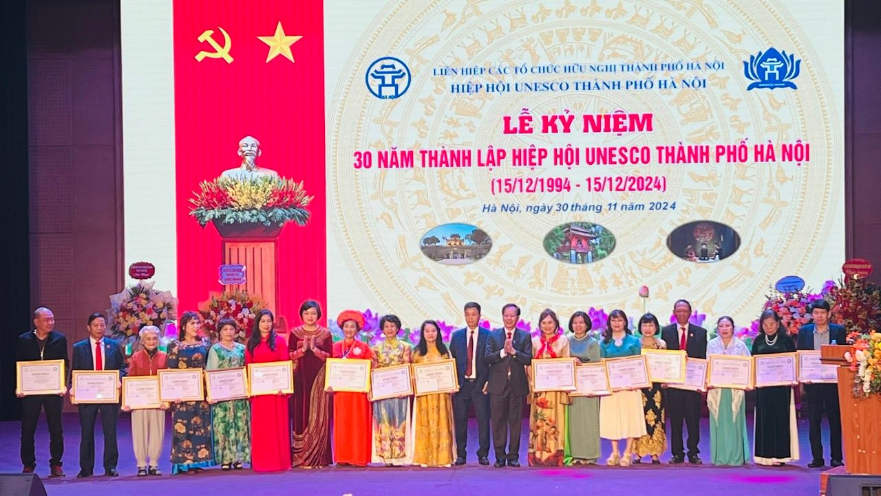 Hiệp hội UNESCO Hà Nội kỷ niệm 30 năm ngày thành lập