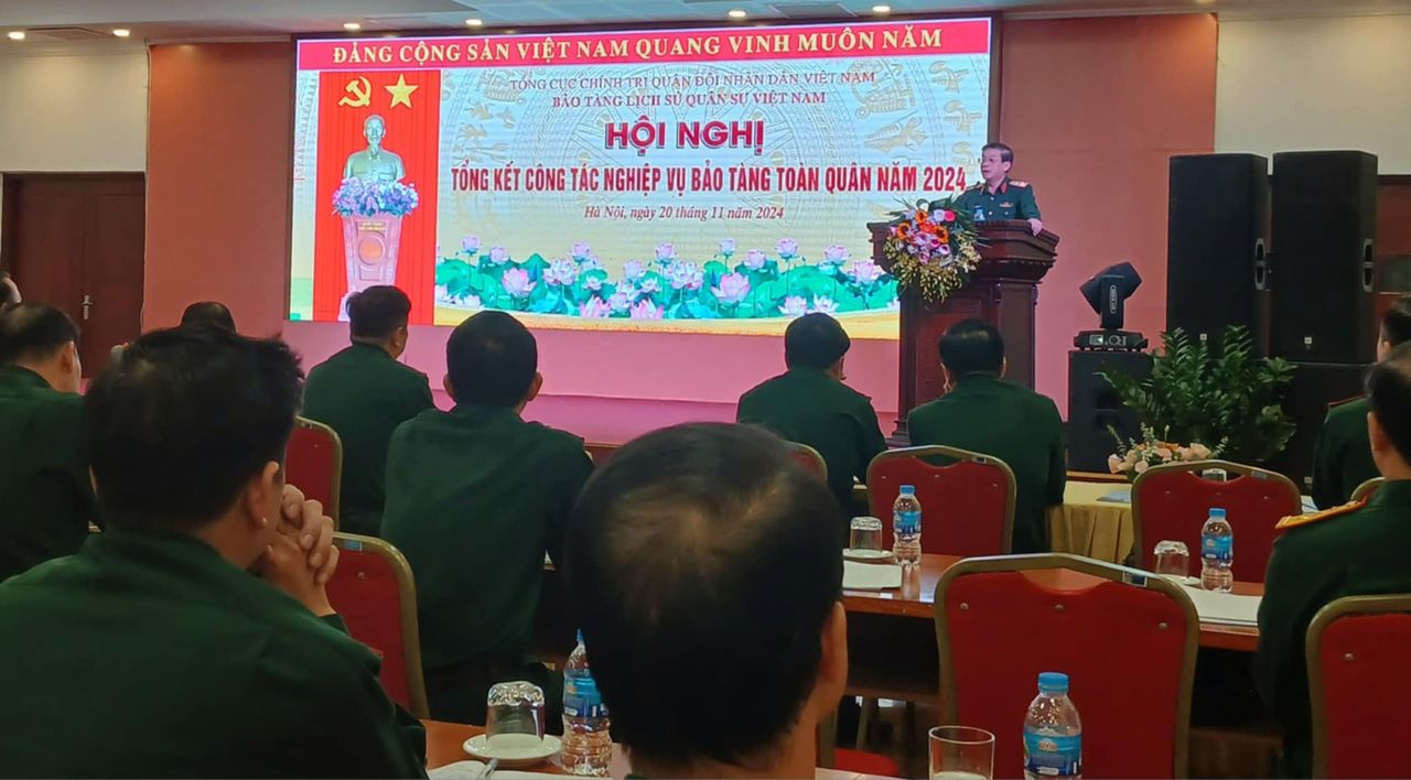 Hội nghị Tổng kết nghiệp vụ bảo tàng toàn quân năm 2024