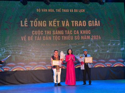 17 tác phẩm đoạt giải Cuộc thi Sáng tác ca khúc về đề tài dân tộc thiểu số