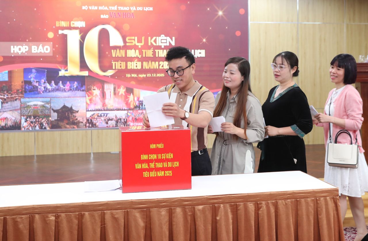 Bình chọn 10 sự kiện văn hóa, thể thao và du lịch tiêu biểu năm 2025