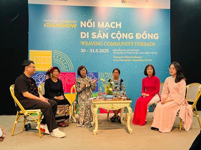 Trưng bày và talk show “Nối mạch di sản cộng đồng”: Lan tỏa thông điệp Di sản sống - Sáng tạo chung 