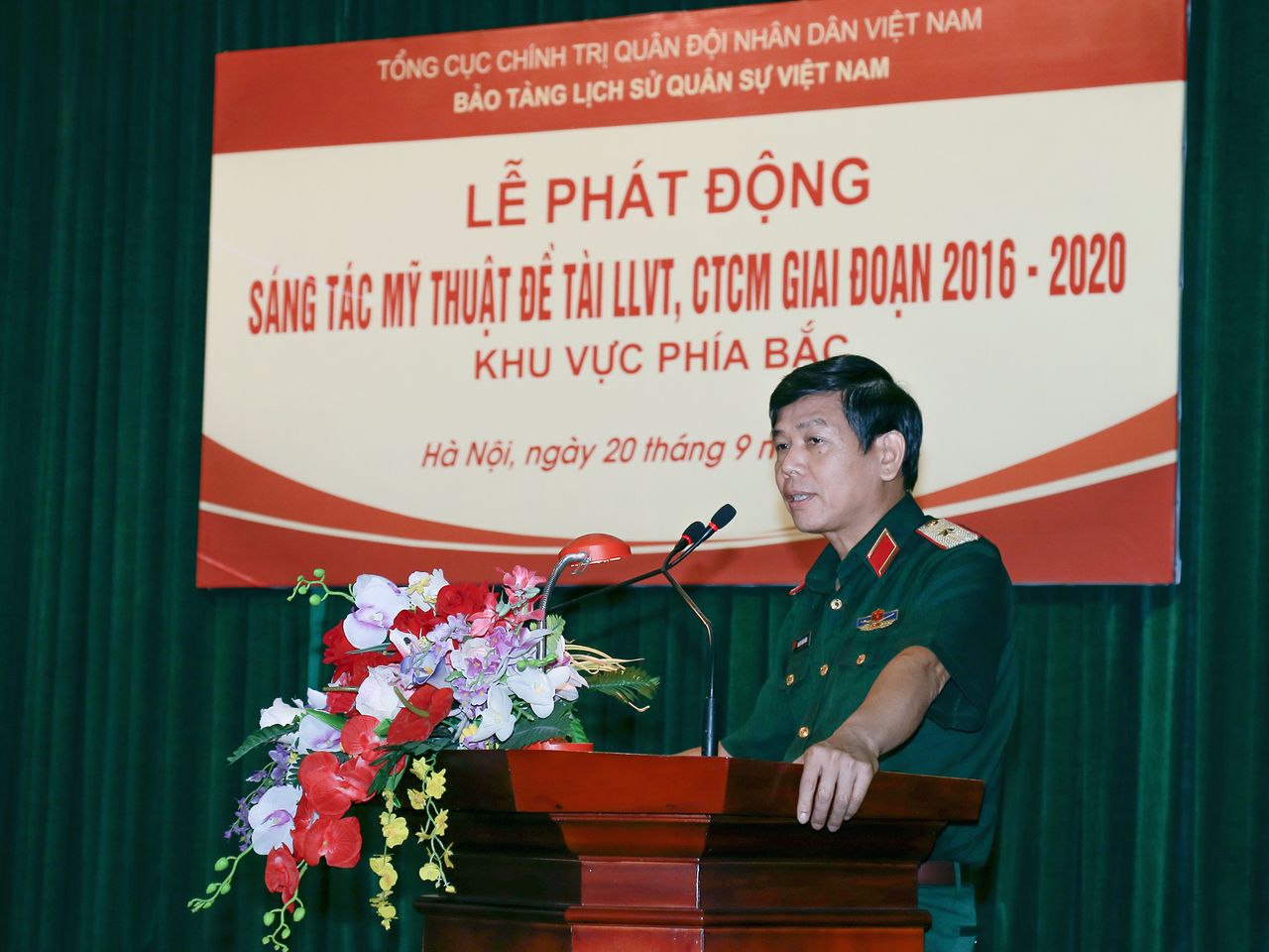 Phát động sáng tác Mỹ thuật đề tài “Lực lượng vũ trang, chiến tranh cách mạng” giai đoạn 2016 – 2020 khu vực phía Bắc