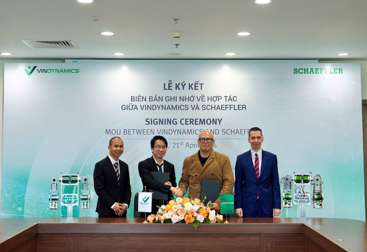 Vindynamics hợp tác với Tập đoàn Schaeffler phát triển robot hình người