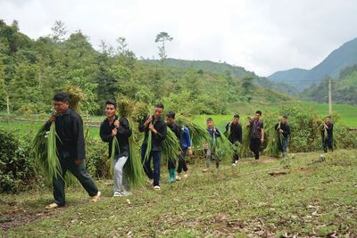 Lễ "Khô già già" của người Hà Nhì đen ở Nậm Pung